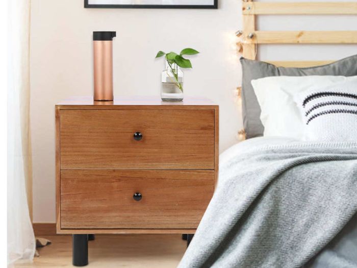 BRAND NEW 45x38x47cm Bedside Cabinet Table Night Stand Storage Nightstand with Two Drawers for Living Room Bedroom