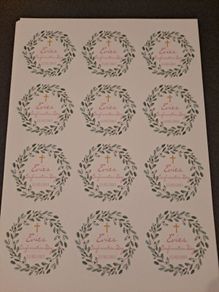 Communion/Confirmation stickers