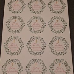 Communion/Confirmation stickers