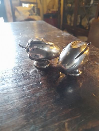 Silver Salt & Pepper Shakers