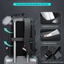 Upgrade Gray Laptop Backpack Anti-theft Waterproof School Backpacks USB Charging Men Business Travel Bag Backpack New Design Image 4