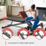 Multi Functional Gym Bench for Full All in One Body Workout  Versatile Fitness Equipment for Hyper Back Extension, Roman Chair, Adjustable Situp, Decline, Flat Bench Image 6