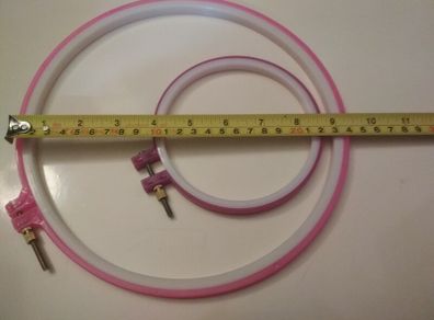 Embroidery hoops 2pcs set
