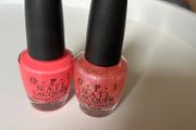 2 O.P.I Nail Polishes