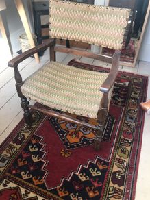 Oak nursing chair