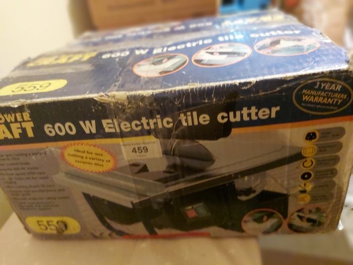 Powercraft 600W Electric Tile Cutter Model TC 180 11, as new, never used and in excellent condition
