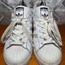 Adidas Superstar Ladies White Leather Trainers UK5 EUR38 Image 4