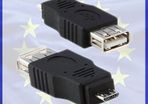 New USB A Female To Micro USB B Male Adapter Connector Changer Converter #199