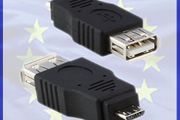 New USB A Female To Micro USB B Male Adapter Connector Changer Converter #199