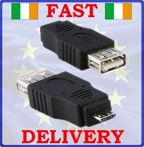 New USB A Female To Micro USB B Male Adapter Connector Changer Converter #199