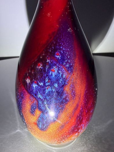 Masterpiece Antique Royal Doulton - SUNG Flambe Vase - Signed by both Noke and Moore (c.1925)