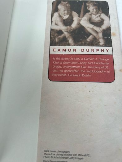 SIGNED Eamon Dunphy The Road Road / First Edition / Football Pundit / HB
