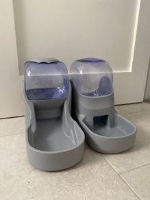 Gravity Cat Feeder and Water Dispenser