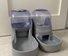 Gravity Cat Feeder and Water Dispenser