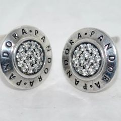 New Authentic Pandora Sterling Silver S925 Earrings mother's Day gift