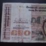 1991 Central Bank of Ireland 50 Pounds, B Series Image 2