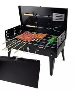 Portable BBQ Grill Barbecue & Utensils NEW