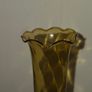 Matching pair of Antique Amber Glass Vases Image 4