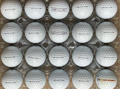20 used Titleist Pro V1x Left Dash grade A/B golf balls