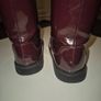 Girls Boots- Zara- Burgundy Colour Image 4