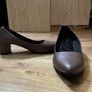 Brown Block Heels Image 3
