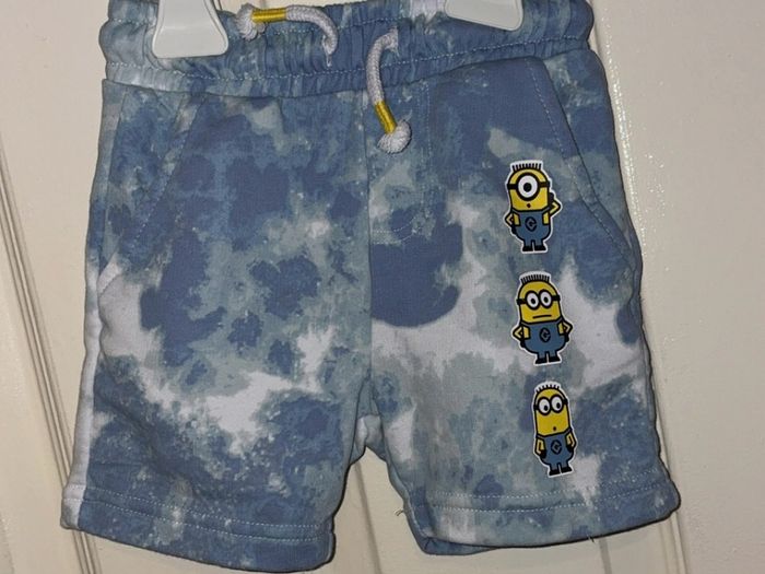 Minion shorts 12-18 months