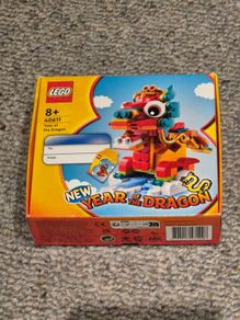 Lego Year of the Dragon, Rabbit, Tiger, Ox, Pig, Dog and Horse sets.