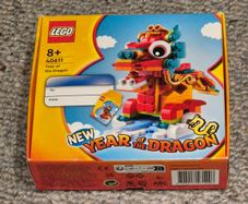 Lego Year of the Dragon, Rabbit, Tiger, Ox, Pig, Dog and Horse sets.
