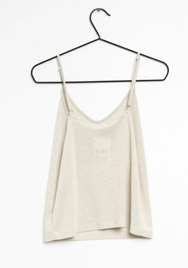 & other stories beige top size 8