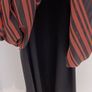 Black/Coral Stripe Dress Image 5