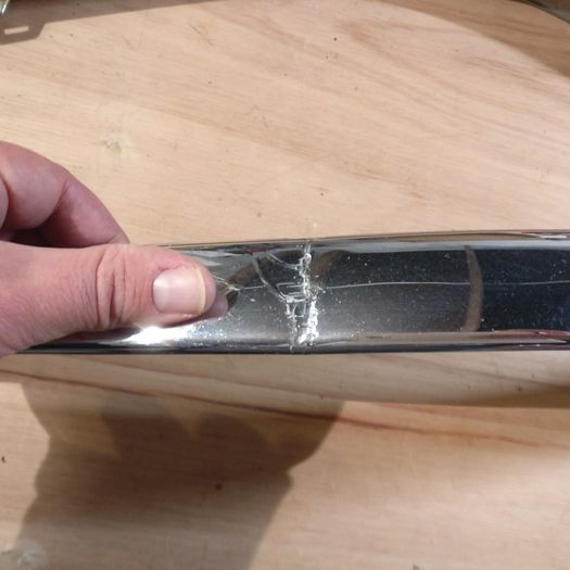 Jaguar X-Type bumper chrome trim blades
