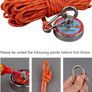 Fishing Magnet N52 Neodymium Magnets 1Pull Force with 10m Rope for Fishing and Magnetic Recovery Salvage Tools Under Water Image 4