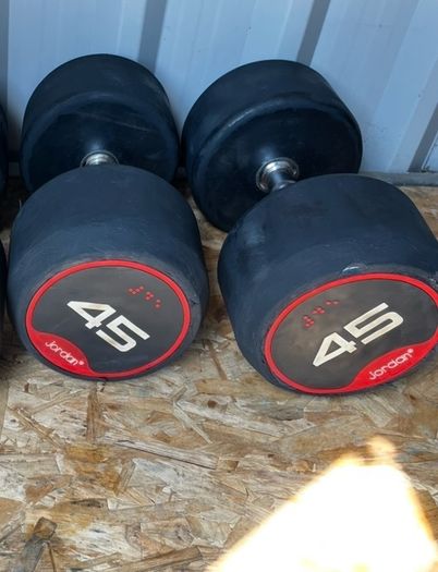 2x45kg Jordan dumbbells
