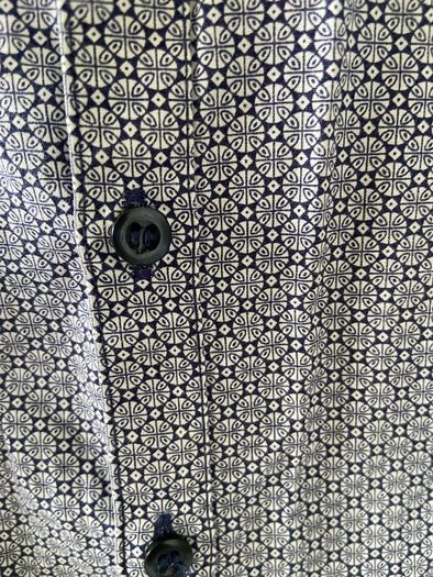 Next navy patterned long sleeve shirt 3-4 years
