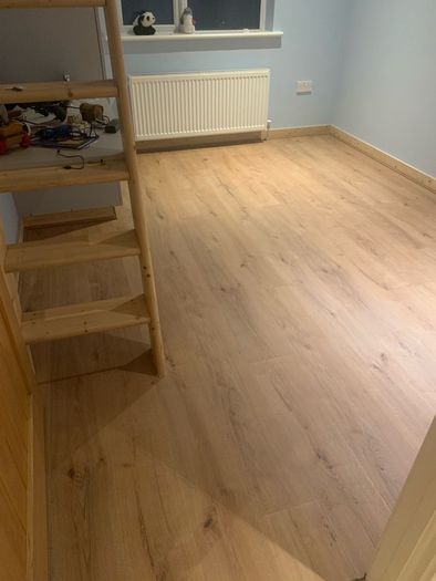 Wood flooring and stair covering