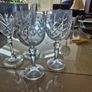 Wine glasses 2 Crystal Darques and 2 Galway glasses Image 3