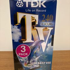 TDK Blank VHS Cassette Tapes