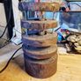 Handcrafted livewood tiered lamp Image 2