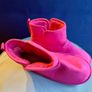 Slipper Boots Pink Fur Lined H&M Size 41 Image 3