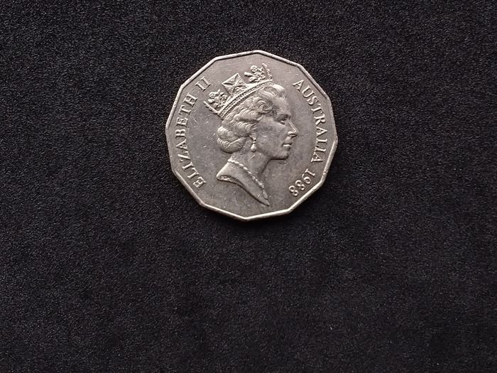 Australian Commemorative Bicentennial "First Fleet" 50 Cent Coin - 1988