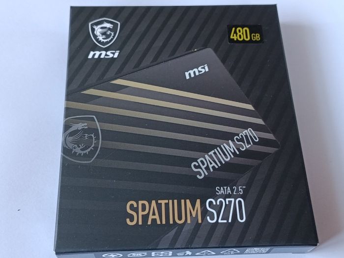 Msi Spatium S270 480gb Ssd  New