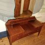 Mid Century Vintage dressing table with original shaped mirror Image 4