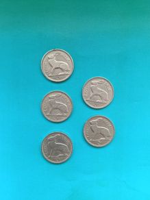 Irish 6 pence coins date run