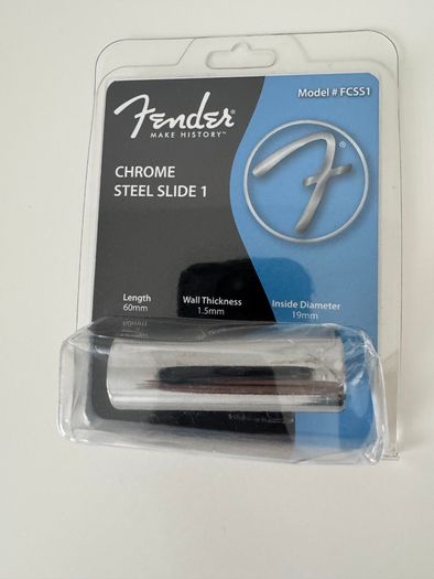 Fender chrome steel slide 1