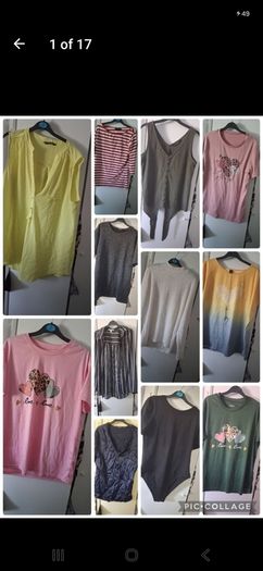 Tops 2 each different sizes