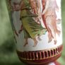 Vintage Colibri Grecian Fresco Design Porcelain Lighter - Handmade In Italy-Fiorentine collectible vintage lighter Image 5