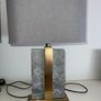 Charleston Lamp marble with brass (2 available) Image 3