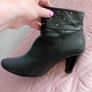 Gabor - Leather Mid Heel Ankle Boots - UK 5 - Black - RRP 140 Image 3