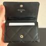 chanel black Calfskin Cardholder New Retail 690 Euro Image 4
