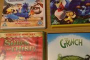 Rio 1 and 2, Shrek the third, the Grinch